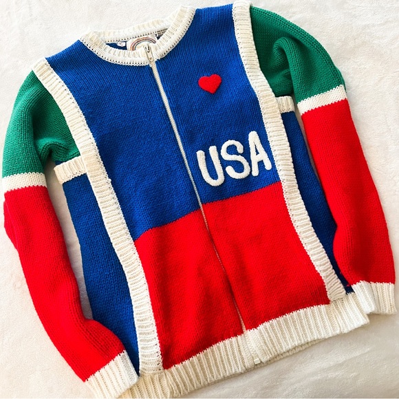 Vintage Eclipse LA Acrylic USA Jacket - Picture 1 of 7